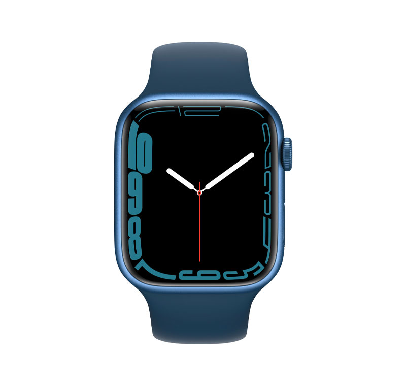 Apple ساعت هوشمند اپل Watch Series 7 Sport GPS 41mm با بدنه  لومینیومی  بی و بند سیلیکونی  بی